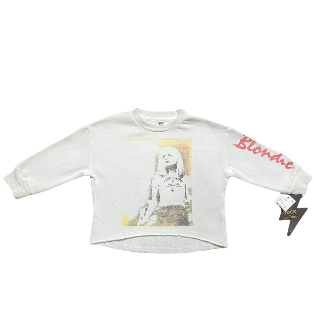 NWT ROCK BY JUNKFOOD BRAND BLONDIE LONG-SLEEVED SWEATSHIRT SIZE 12 MONTHS